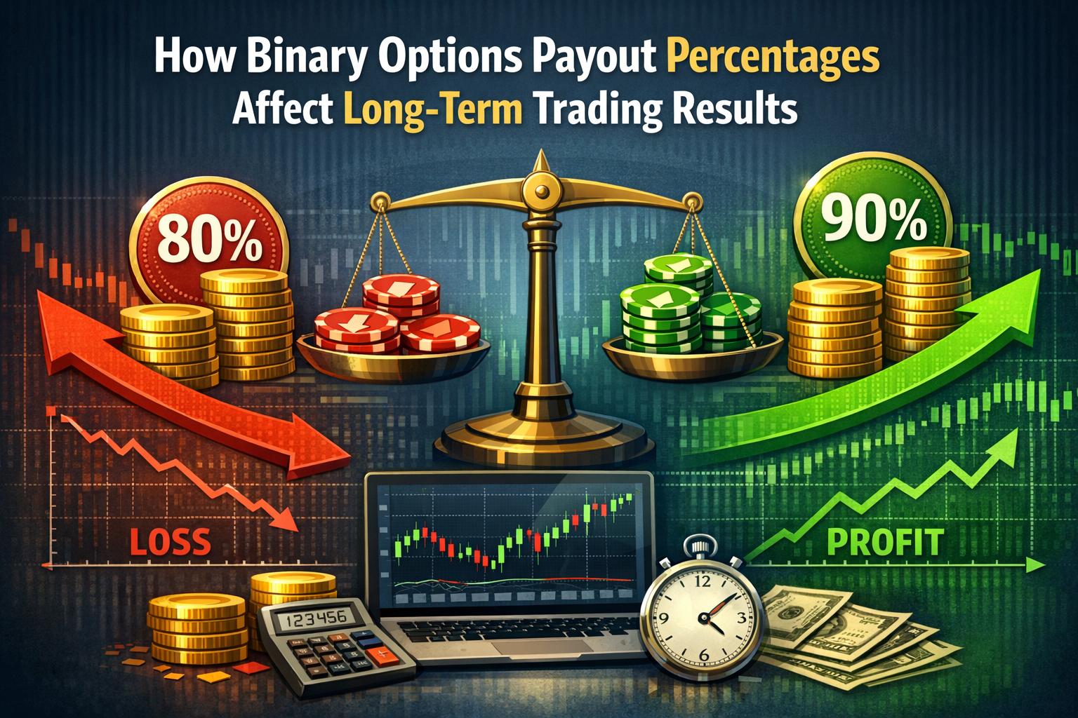 How Binary Options Payout Percentages Affect Long-Term Trading Results