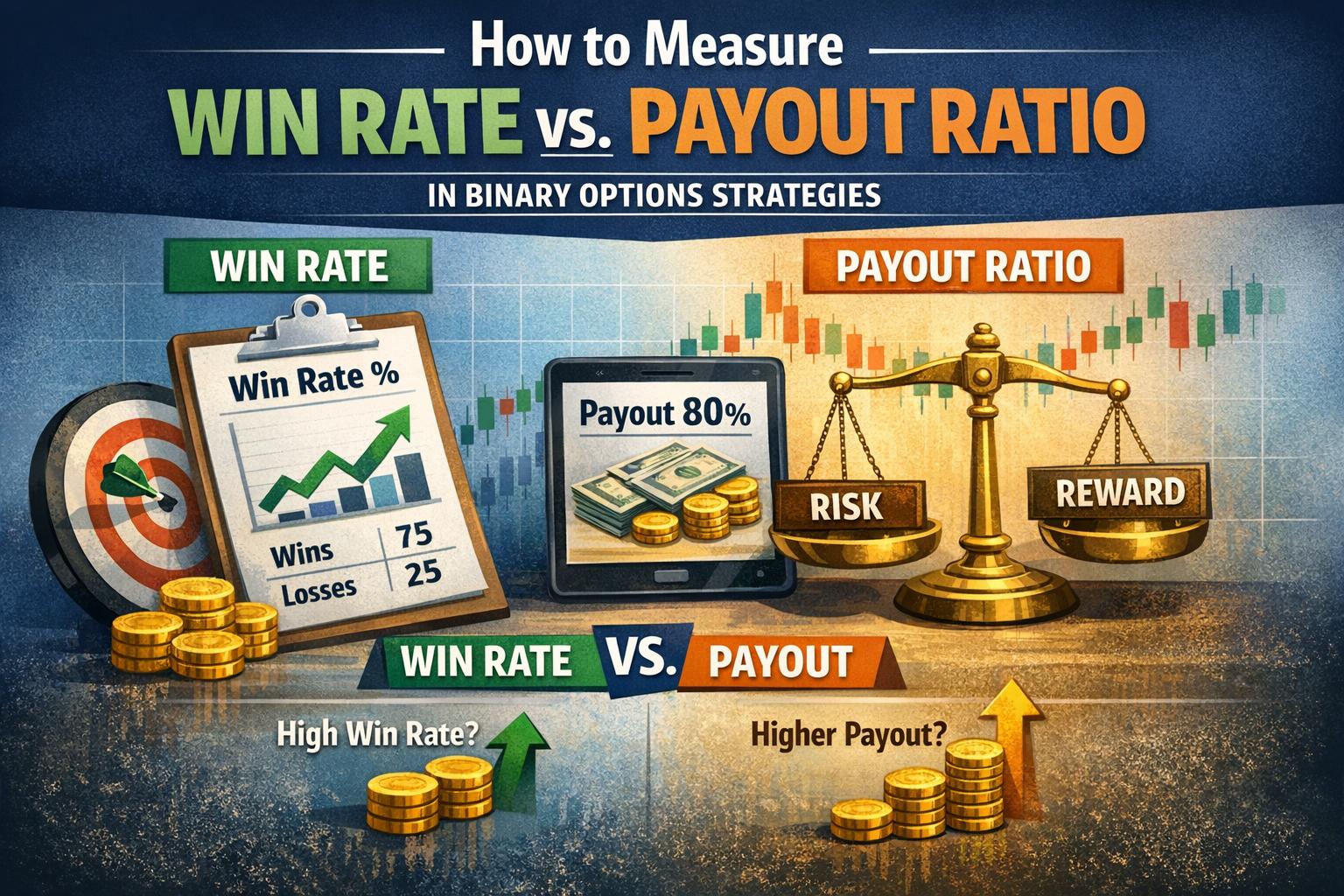 How to Measure Win Rate vs. Payout Ratio in Binary Options Strategies