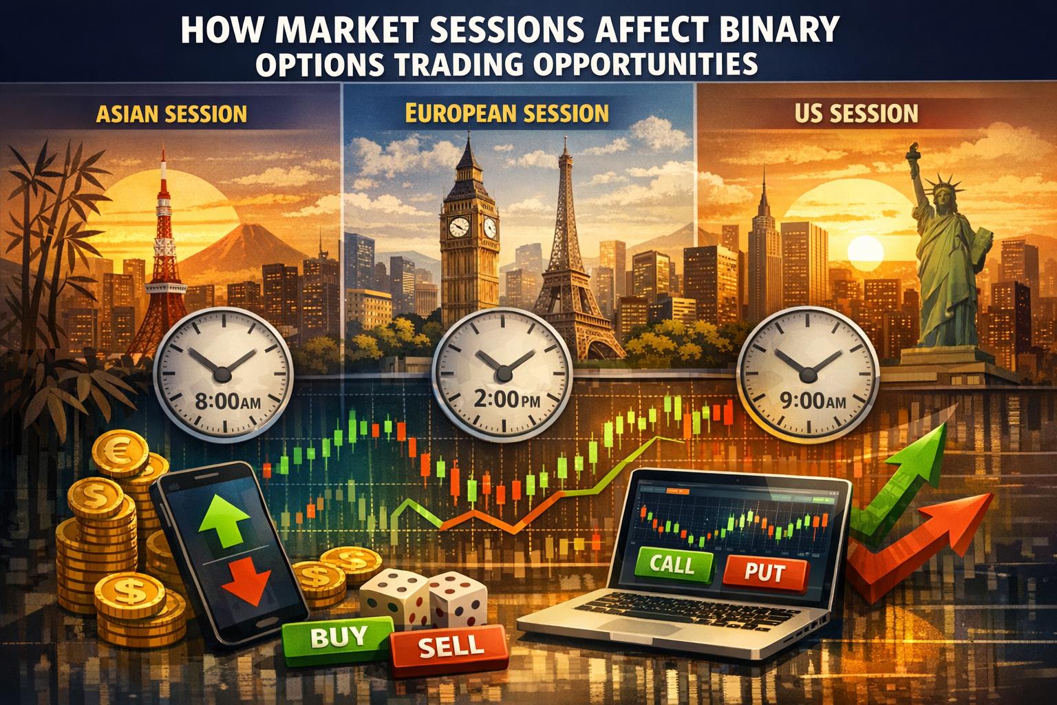 How Market Sessions Affect Binary Options Trading Opportunities