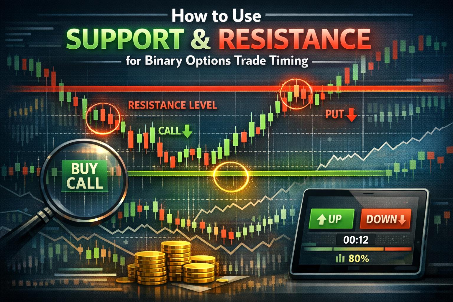 How to Use Support and Resistance for Binary Options Trade Timing