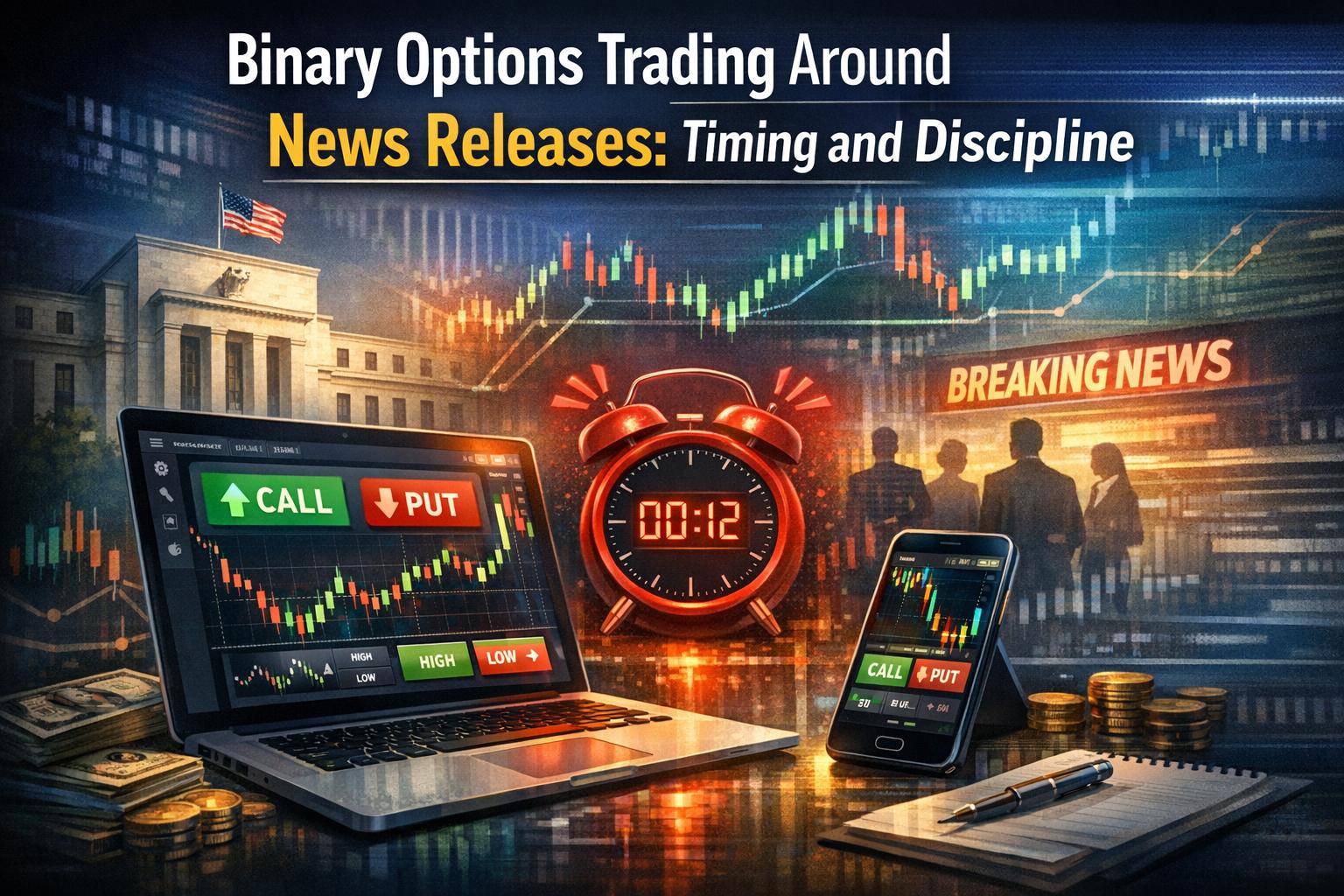 Binary Options Trading Around News Releases: Timing and Discipline
