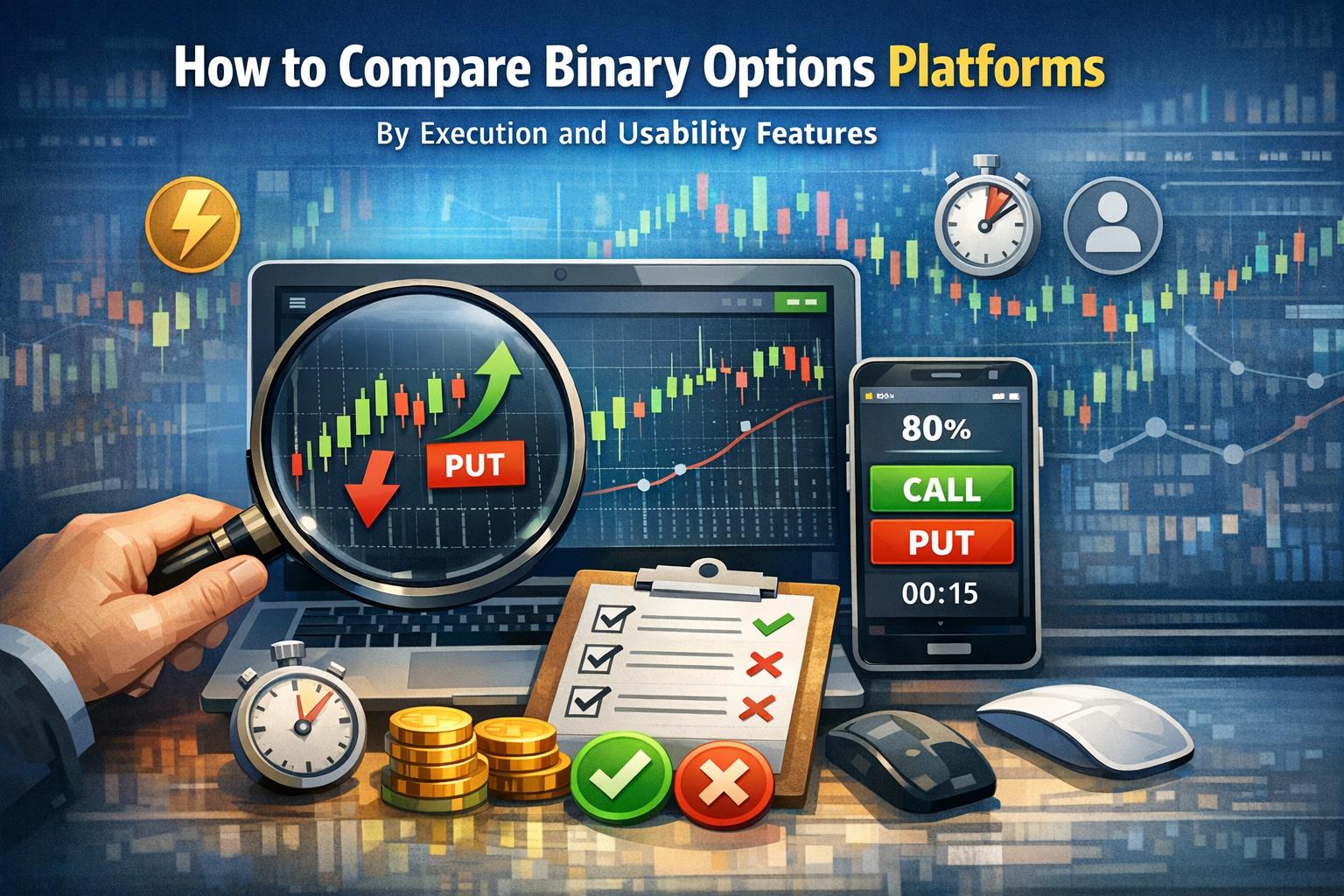How to Compare Binary Options Platforms by Execution and Usability Features