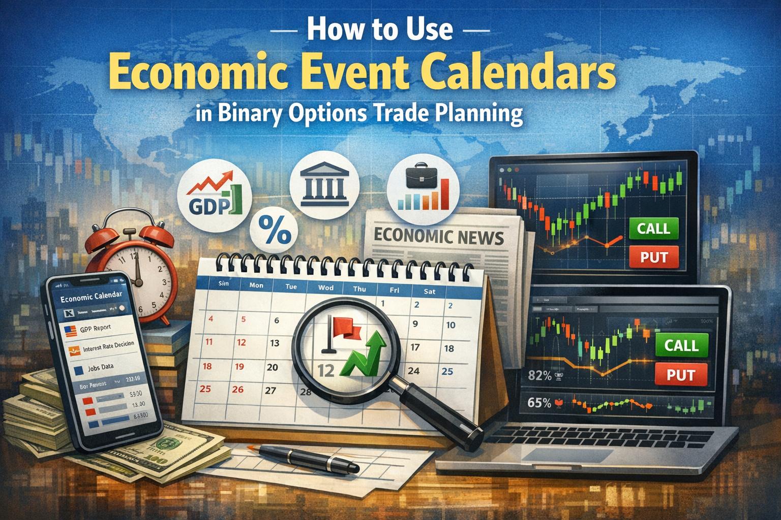 How to Use Economic Event Calendars in Binary Options Trade Planning